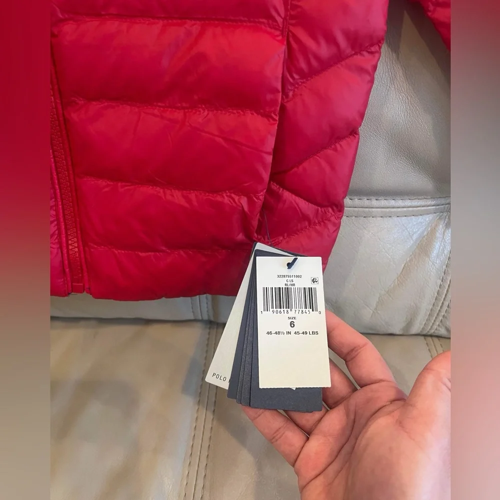 BrandNew polo by Ralph Lauren Reversible terra puffer jacket size 6 - Picture 3 of 13